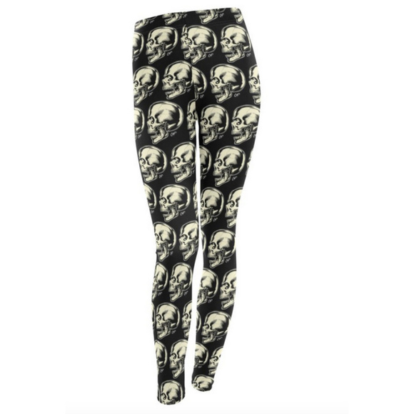 Threadless Pants - Memento Mori Leggings by Coop NEW